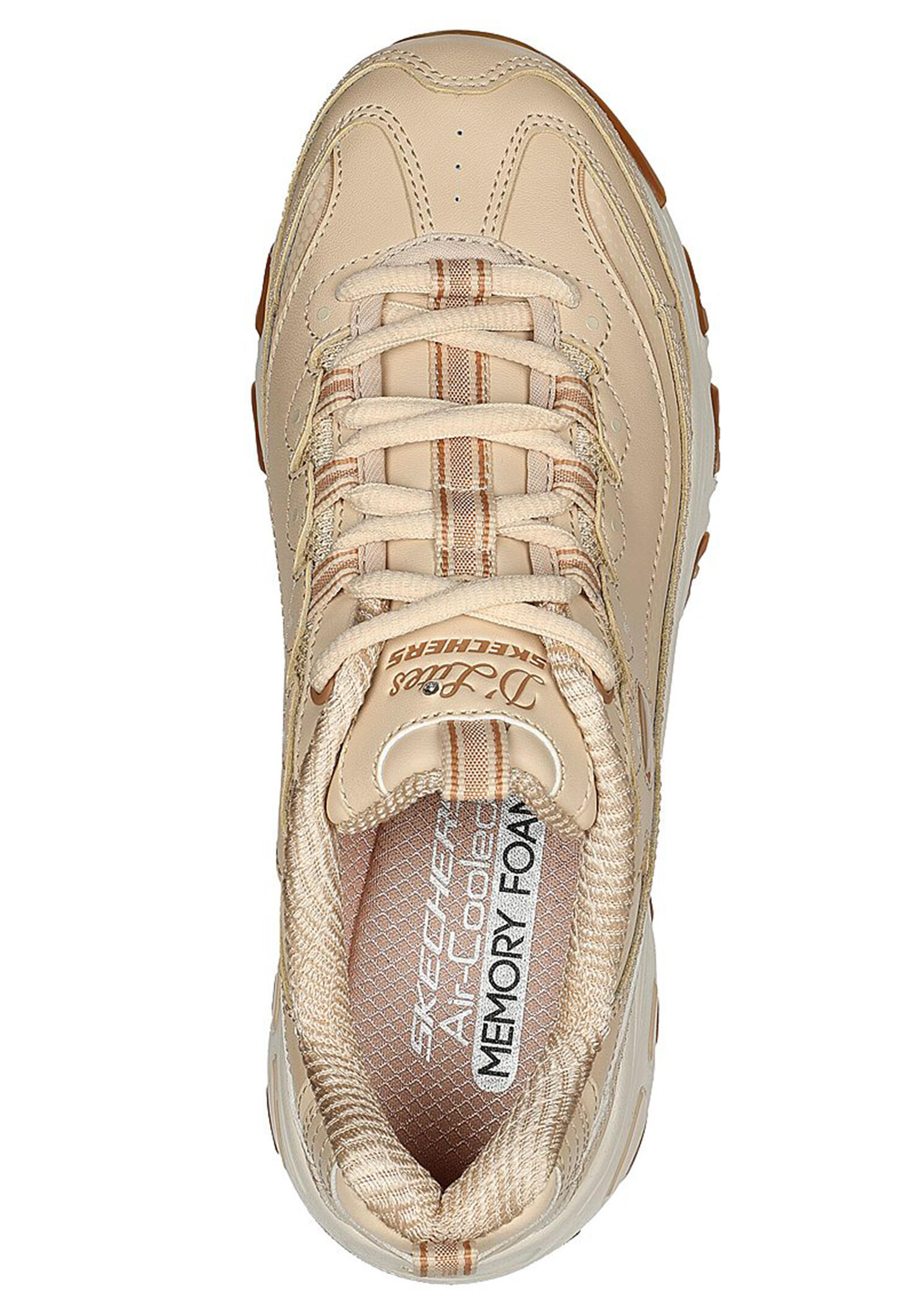 Skechers D´Lites GOOD NEUTRAL Damen Chunky Sneaker Plateausneaker 149807 NAT 3/6