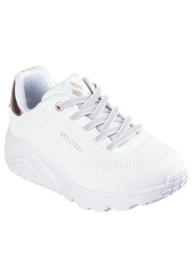 Baskets Skechers Modèle Uno Lite-metallic Mo Couleur Blanc