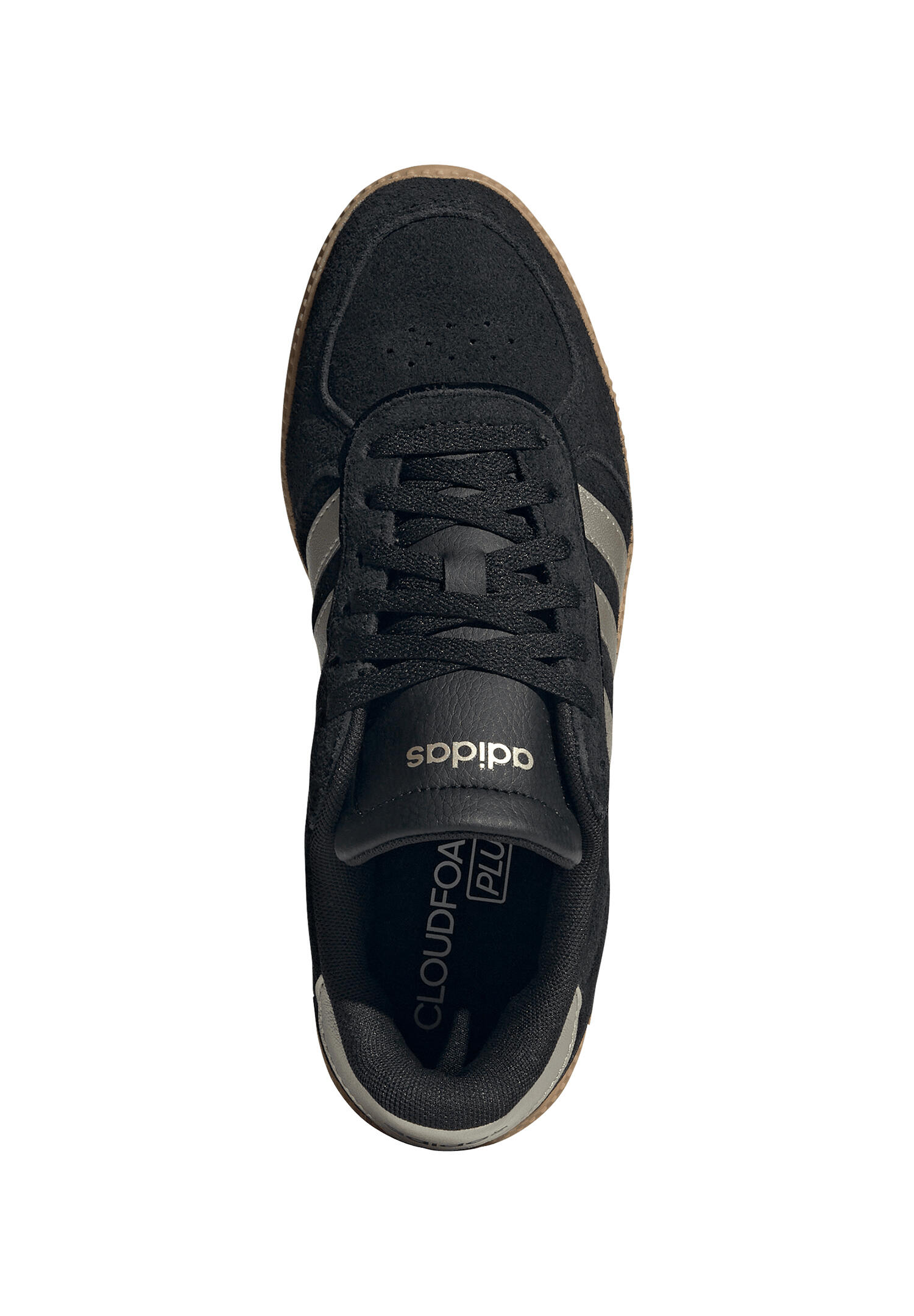 adidas Damen Breaknet Sleek Sneaker Memory-Schaum Wildleder JR0685 schwarz 5/7