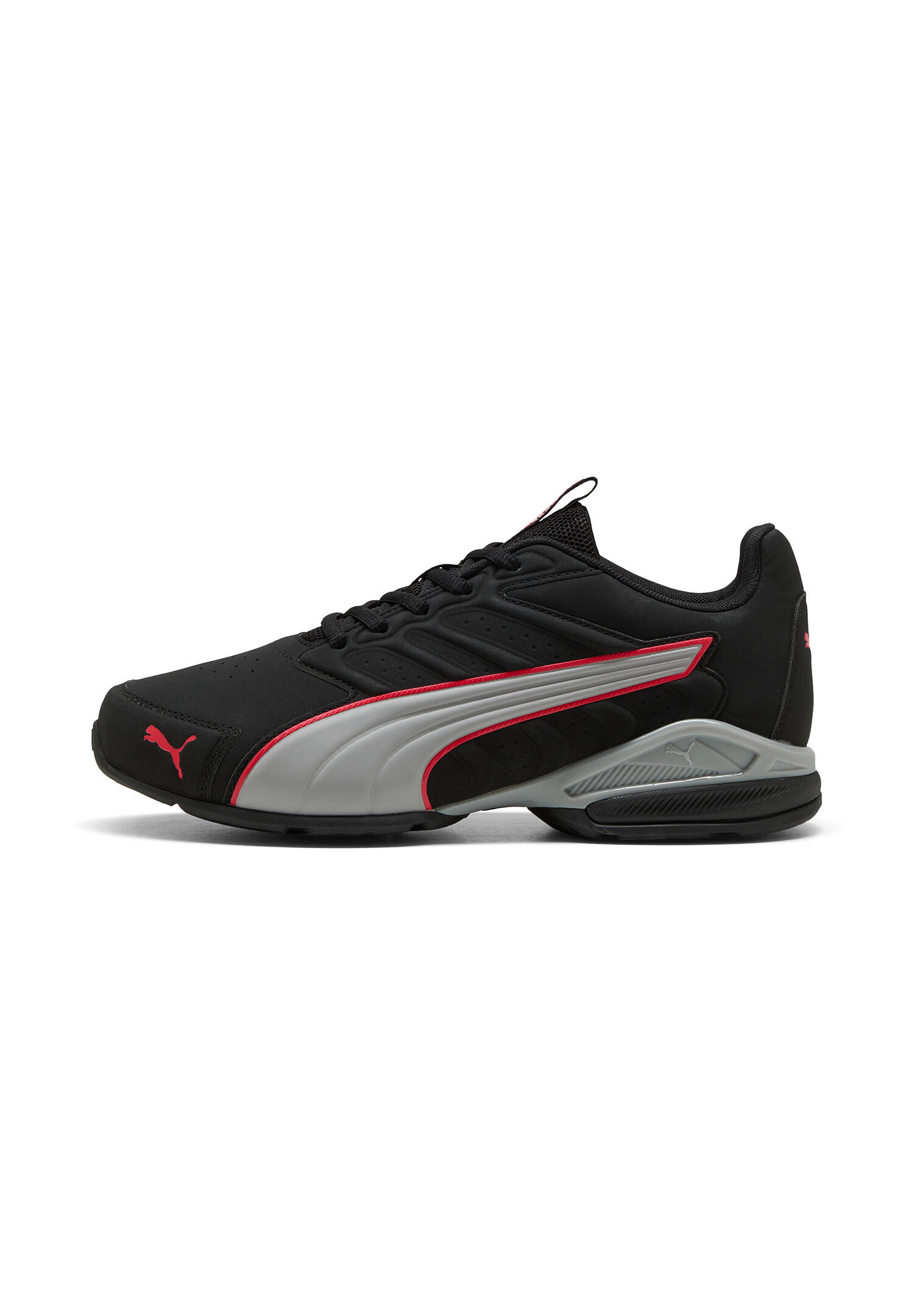 Puma Herren Electro SL Sneaker Turnschuhe 313092 05 Black-Grey Echo Red 2/15