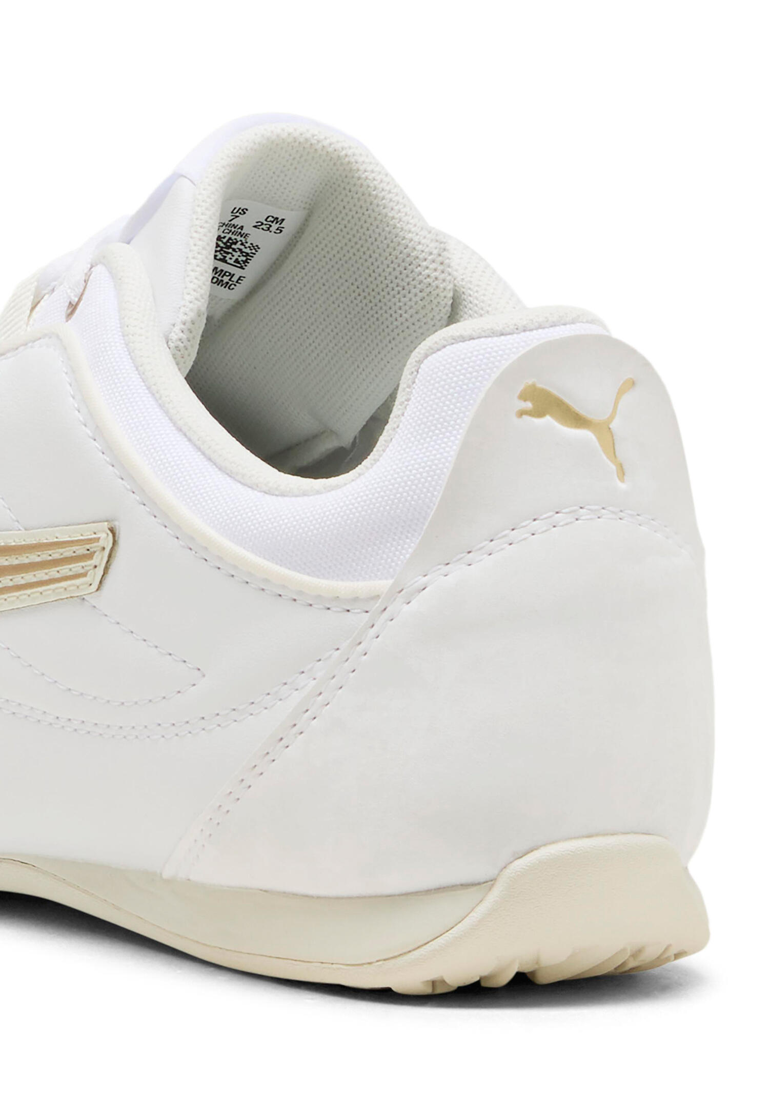 Puma Damen Sneaker Catch Soleil Dayinight 404307 01 White-Puma Gold-Vapor Gray 5/7