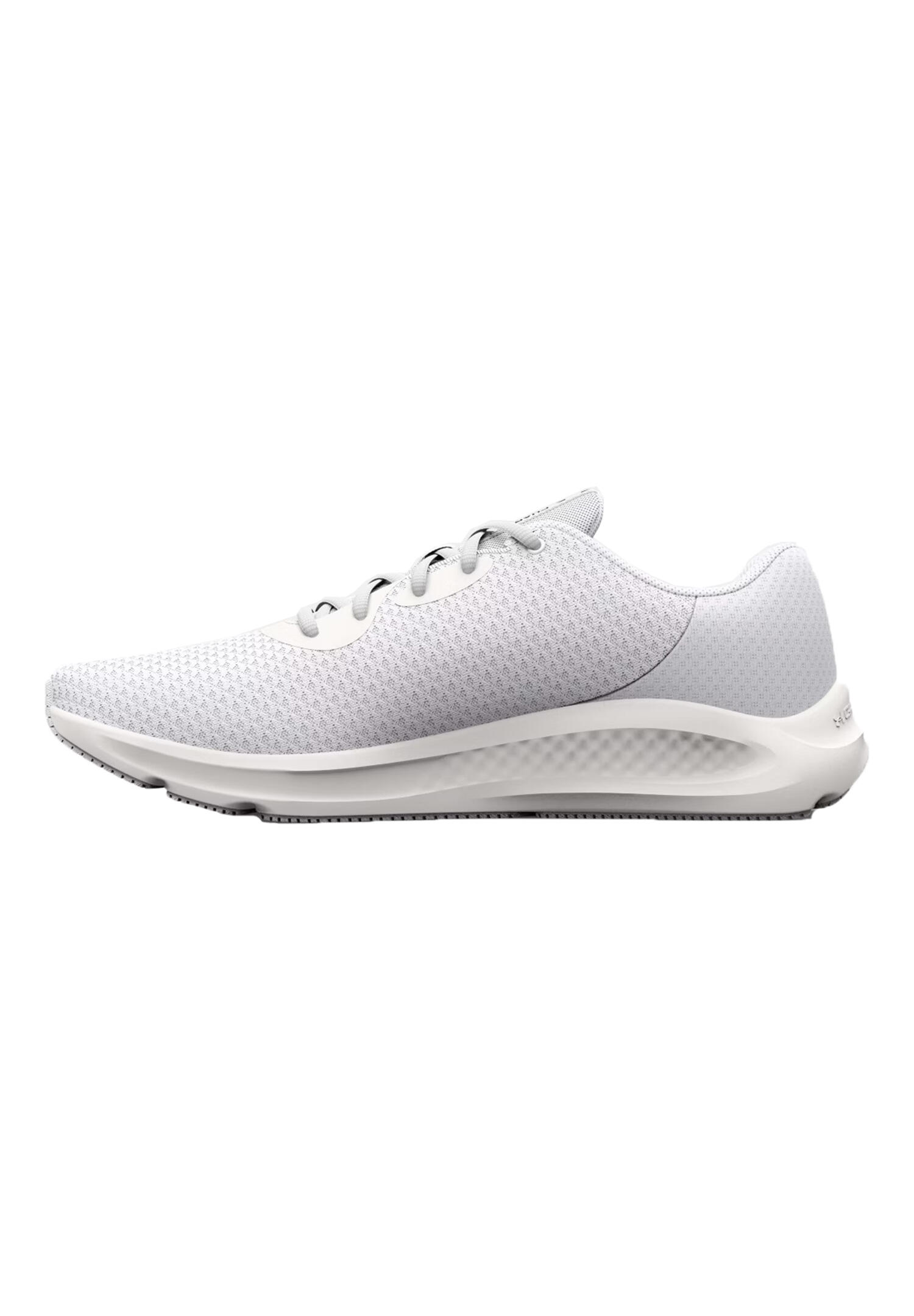 Chaussures de course Hommes Under Armour Charged Pursuit 3 Blanc 2/7