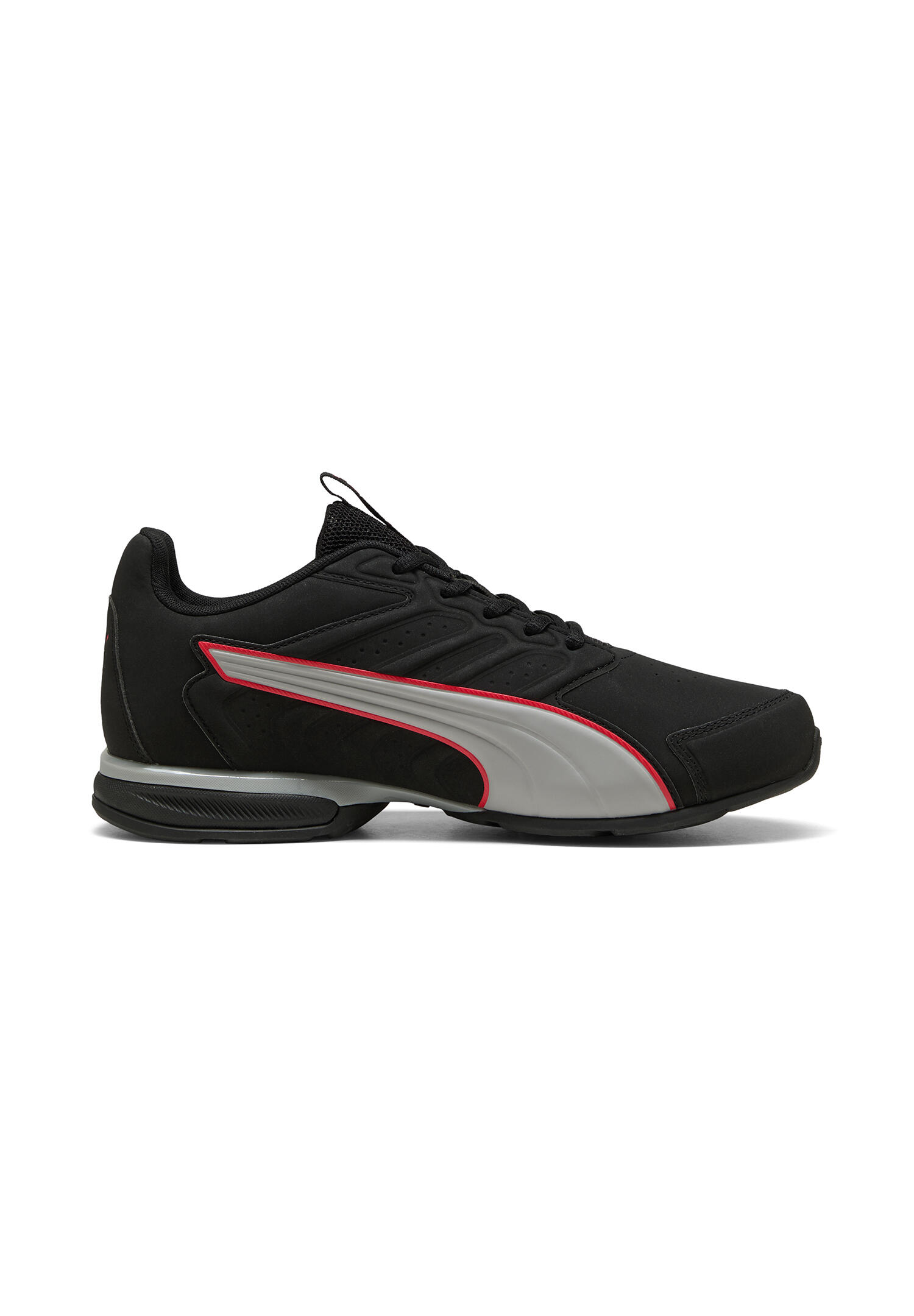 Puma Herren Electro SL Sneaker Turnschuhe 313092 05 Black-Grey Echo Red 4/15