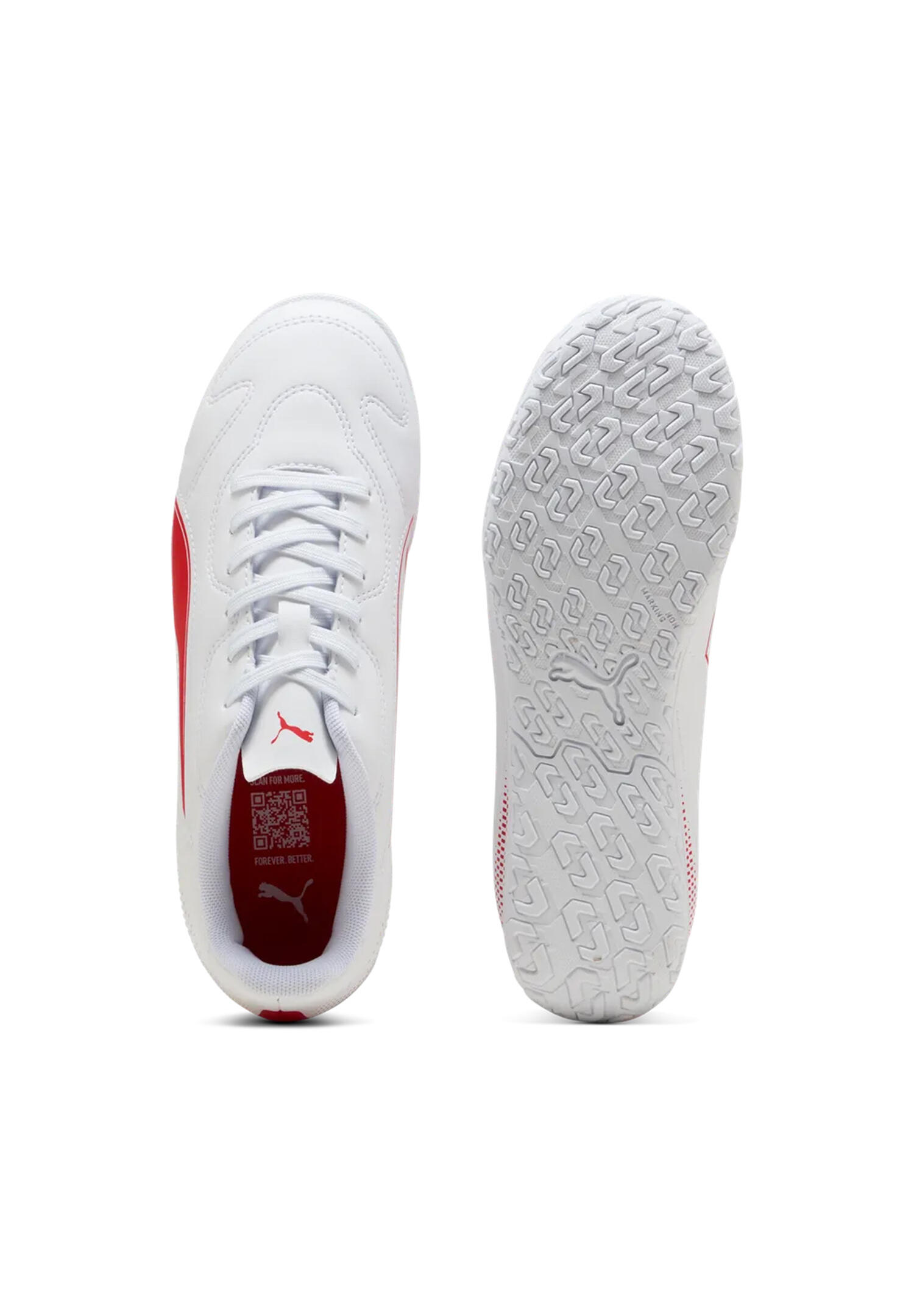 Puma Fussballschuhe VITORIA II IT JR Kinder Hallenschuhe 108505 07 weiss 4/15