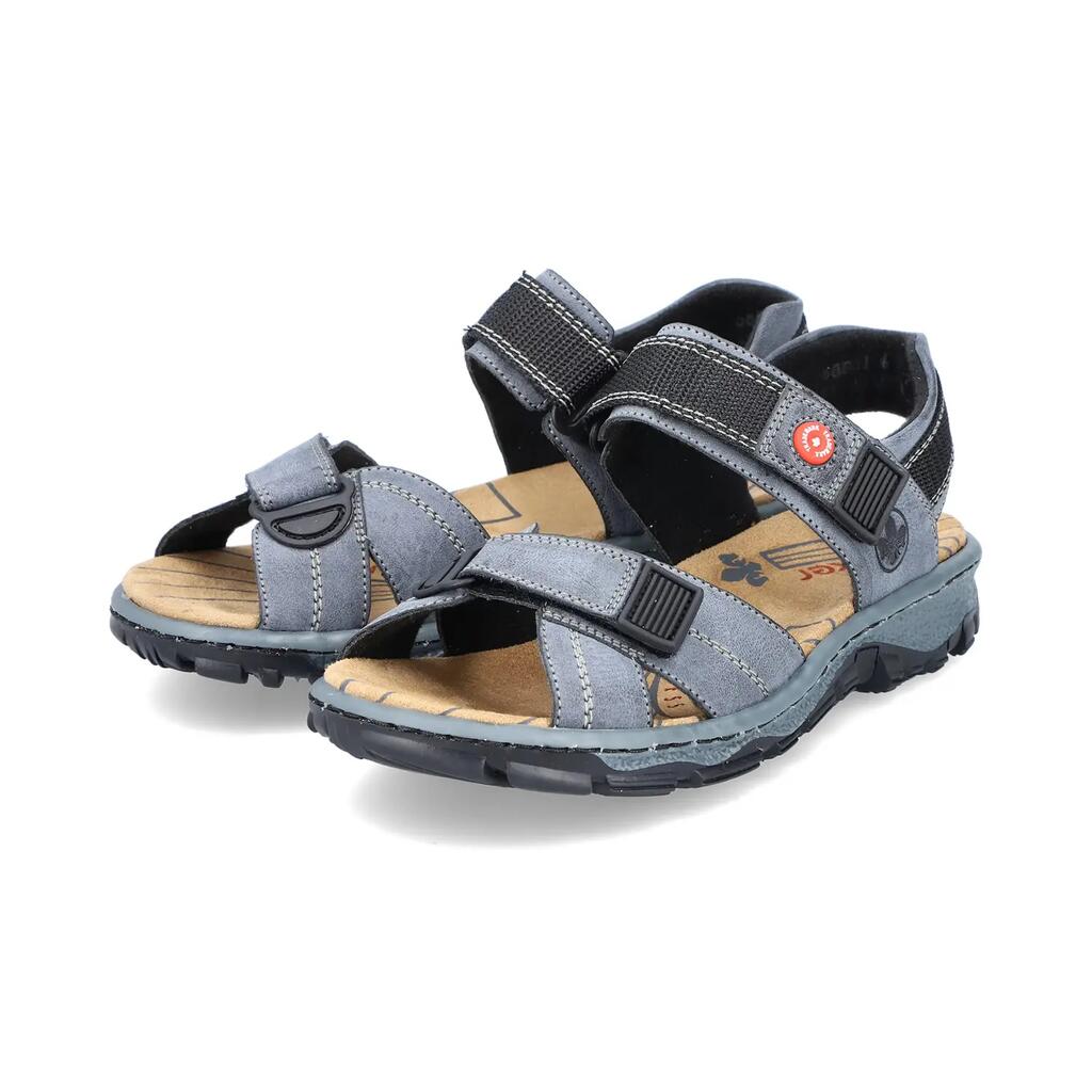 Womens Ankle Strap Sandals Poolside Touch Fasten 68851