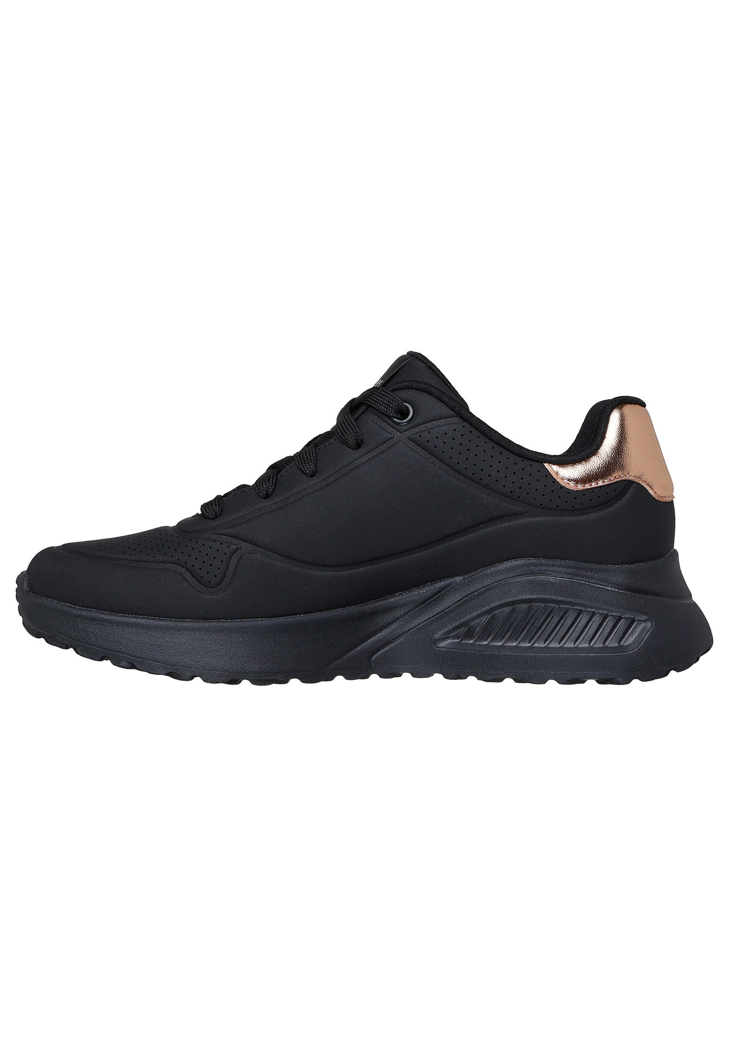 Calçado Skechers Uno Lite - Shimmer Along, Preto, Mulheres 4/6
