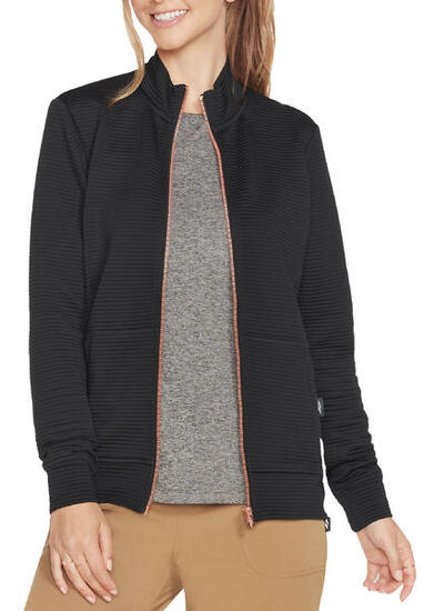 Sweatshirt pour femmes Skechers Go Walk Everywhere Full Zip Hoodless