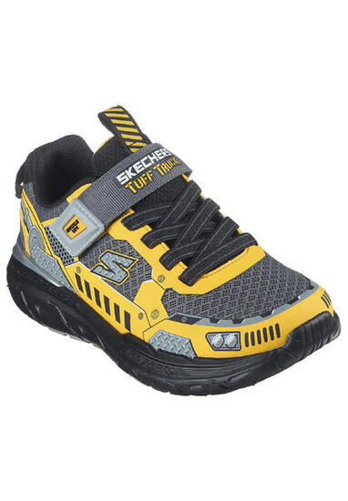 Skechers SKECH TRACKS Tracking Kinder Jungen Sneakers 402303L Grau/Gelb