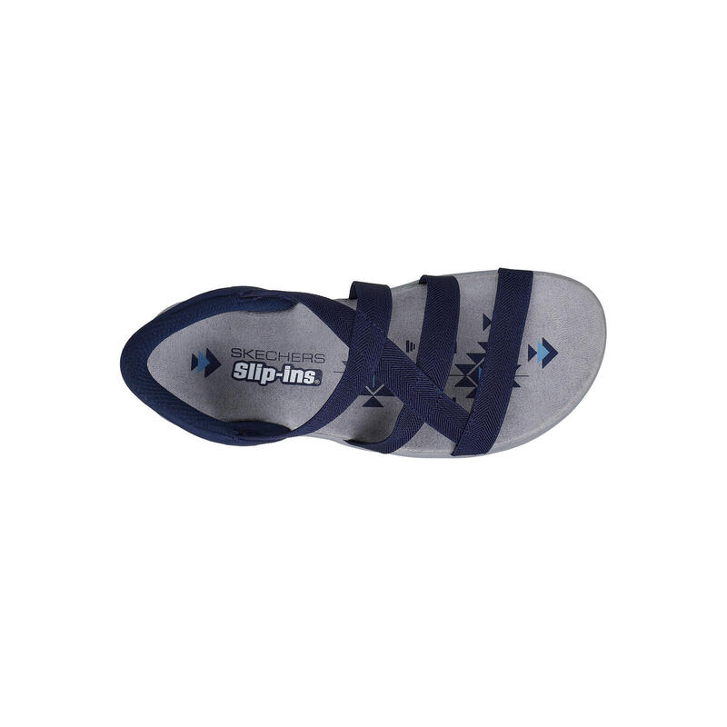 Sandale Skechers Model Reggae Slim Stretch Flex Culoare Albastru