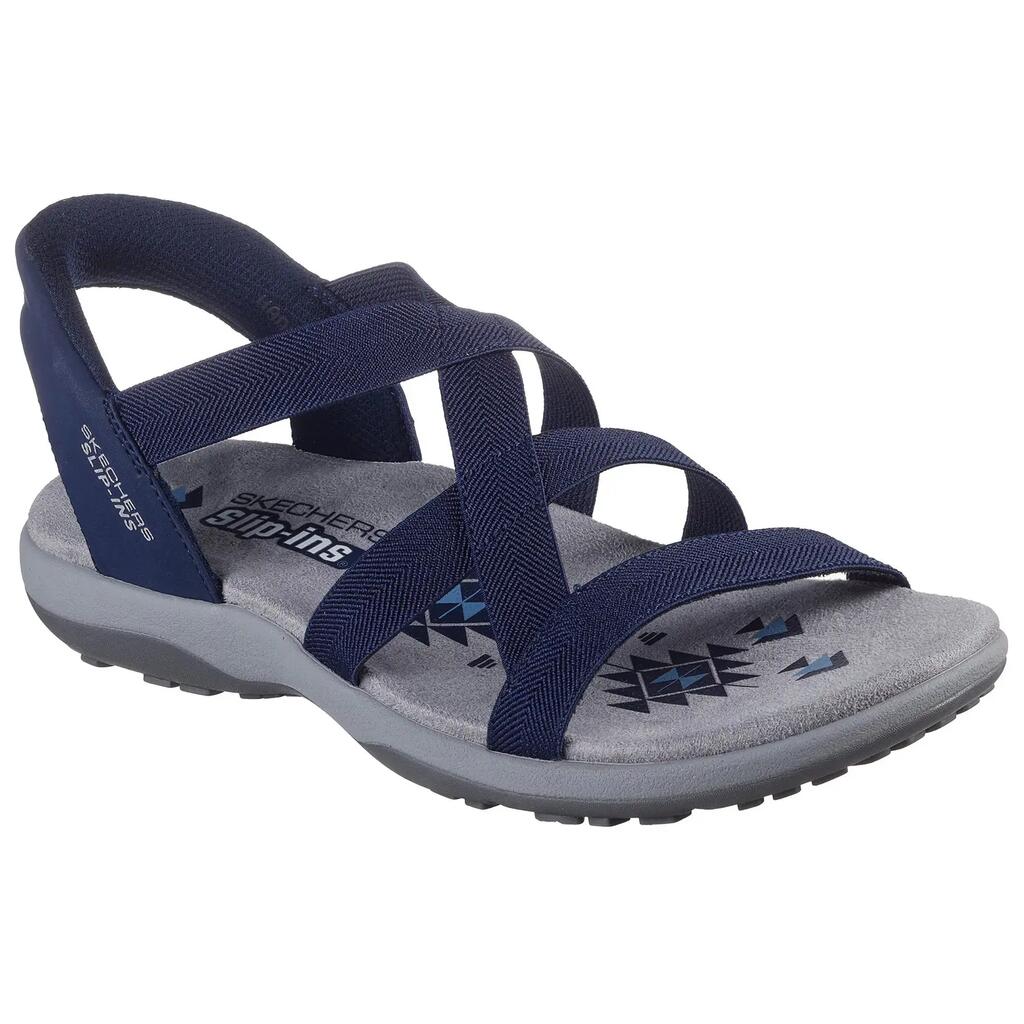 Sandals Skechers Reggae Slim - Stretch Flex, Blue, Women