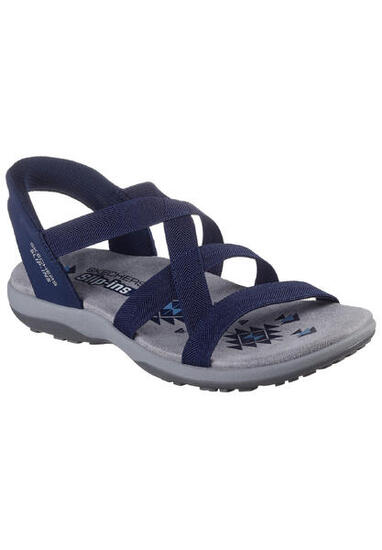 Sandali Skechers Modello Reggae Slim Stretch Flex Colore Nero