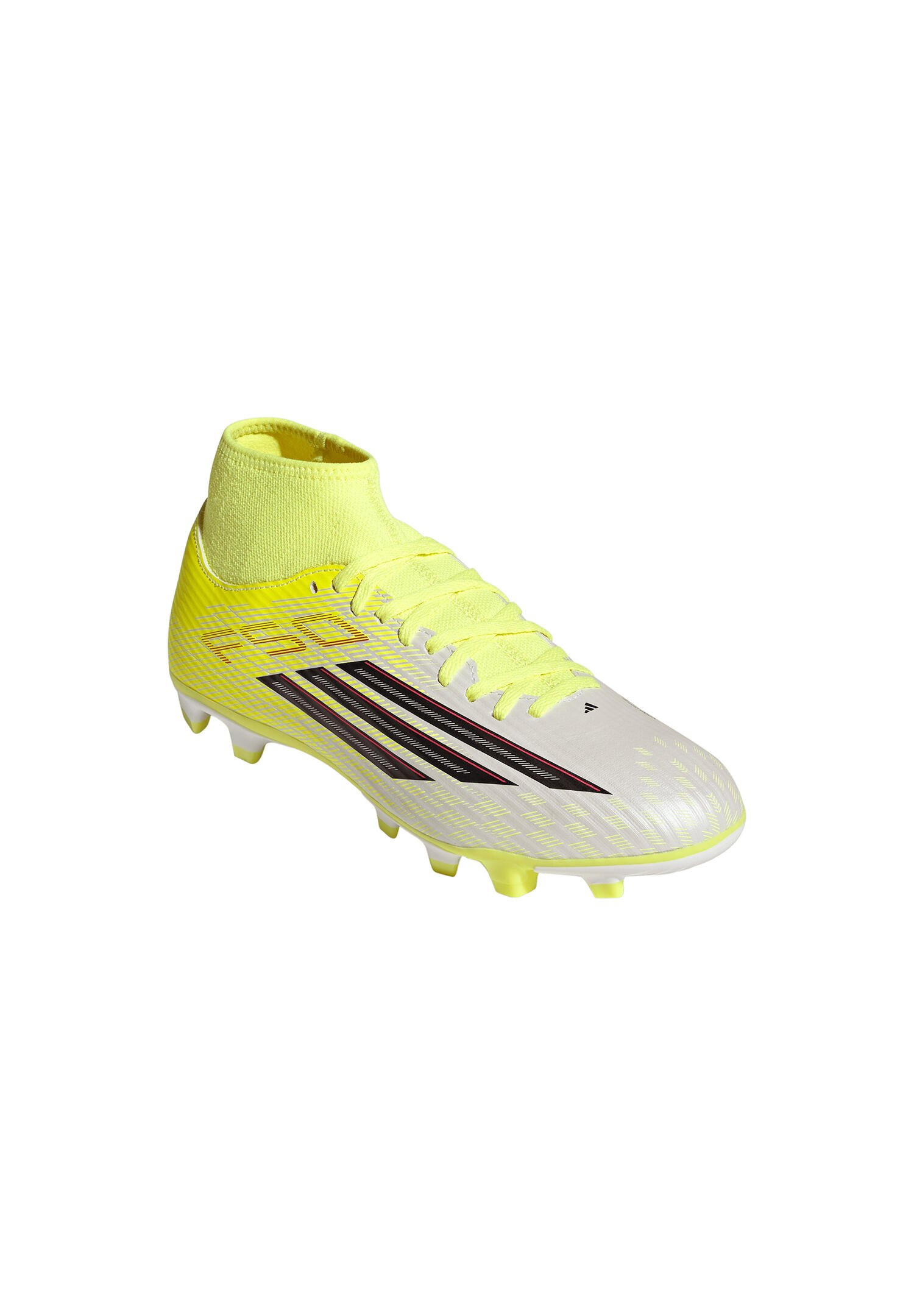 Scarpe calcio adidas f50 club mid - giallo fluo 3/7