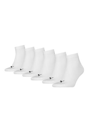 PUMA Unisex Quarter-Socken Damen Herren Füßlinge 6-er Pack