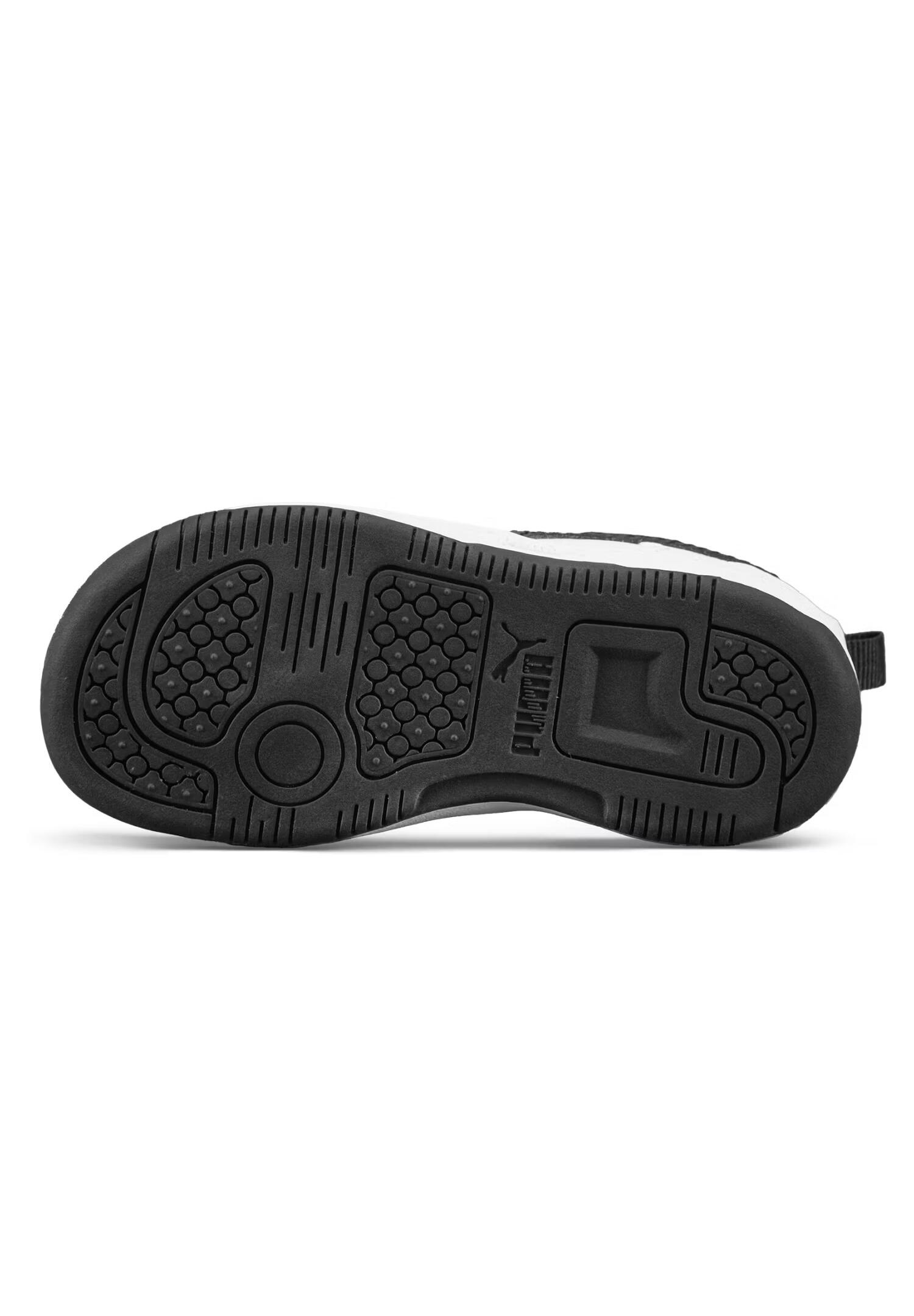 Puma Rebound V6 Lo AC PS Unisex Kinder Sneaker 396742 02 weiß/schwarz 5/7