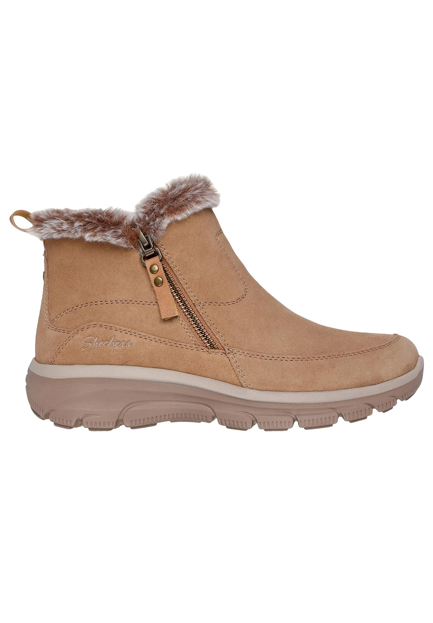 Bottes Skechers Easy Going - Cool Zip, Marron, Femmes 2/5