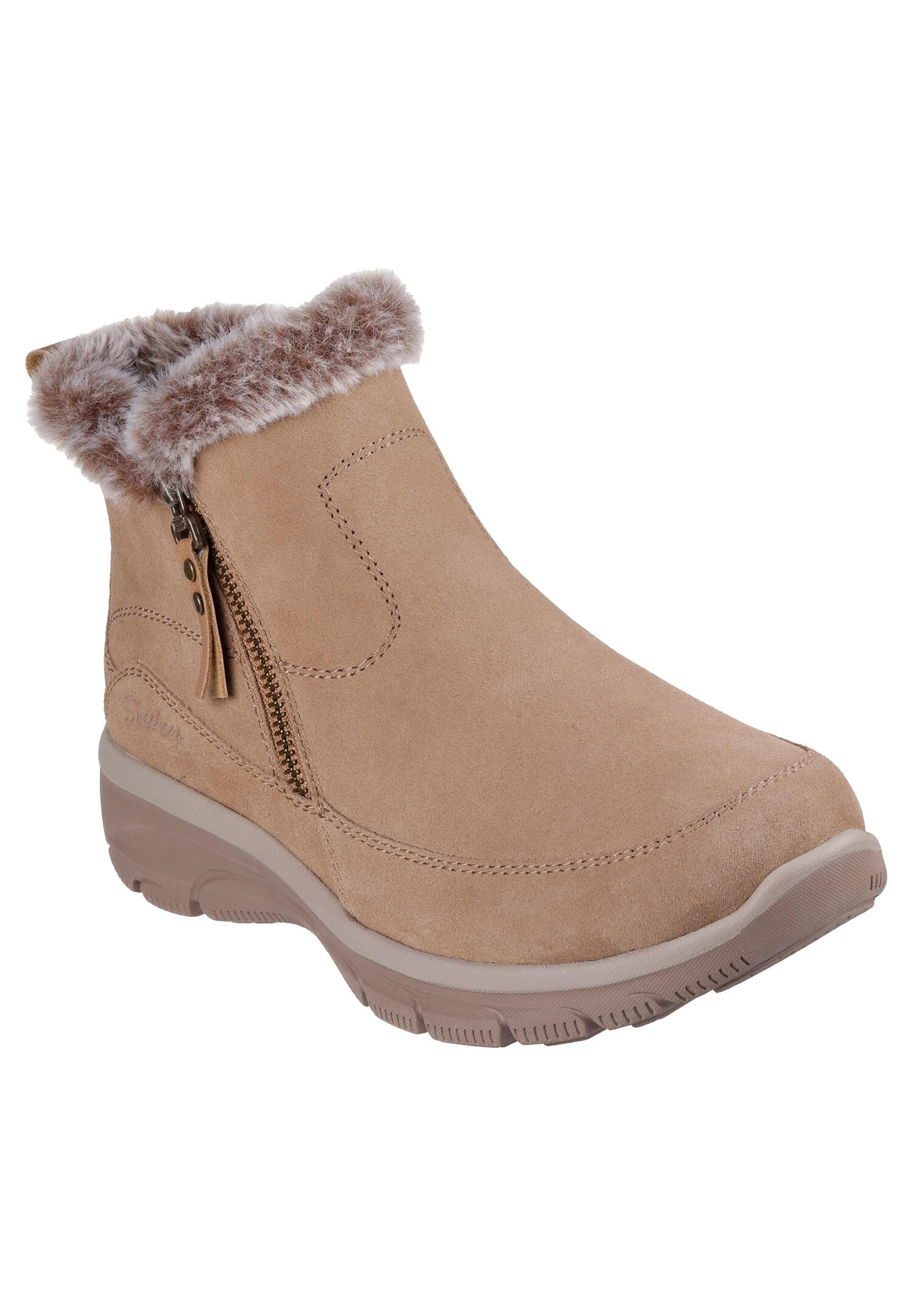 SKECHERS EASY GOING COOL ZIP Brązowy