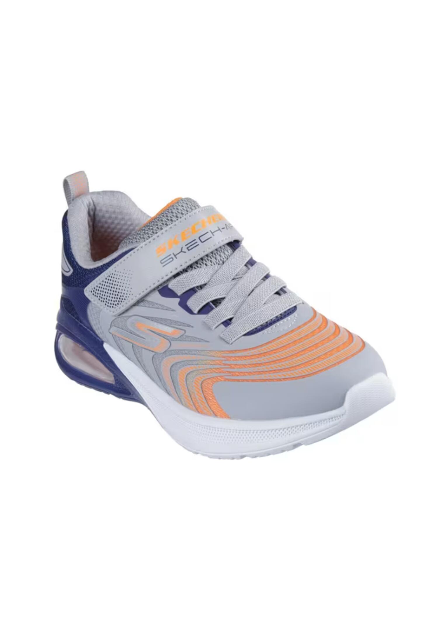 Baskets Skechers Microspec Max Advanc, Gris, Enfants 1/7