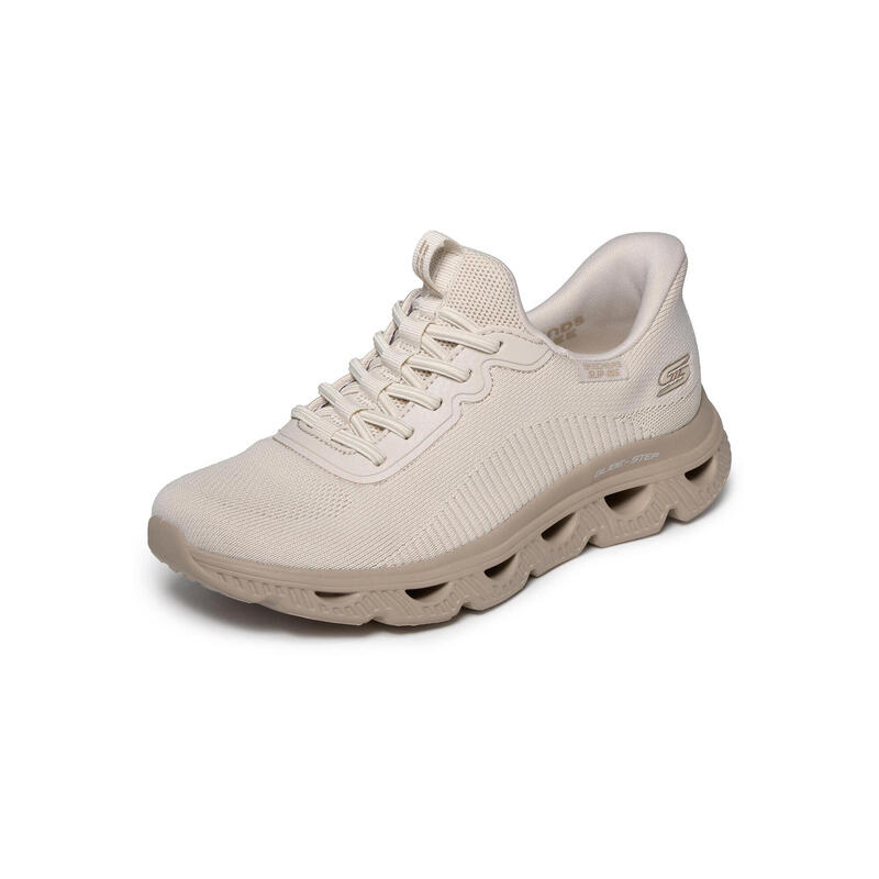 Pantofi sport femei Skechers Bobs Arc Waves, Bej