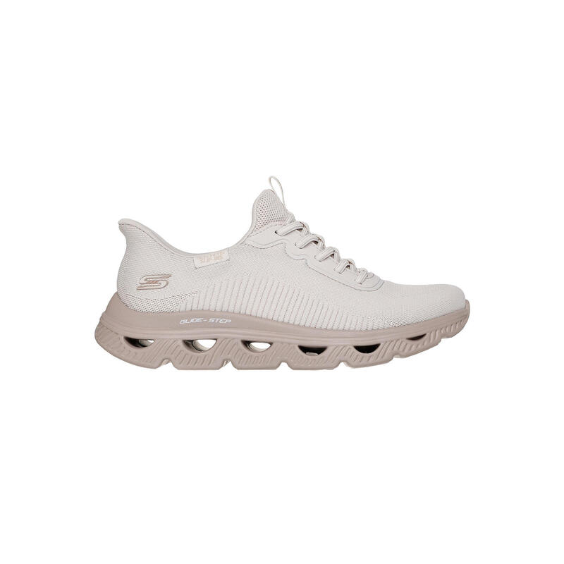 Pantofi sport femei Skechers Bobs Arc Waves, Bej