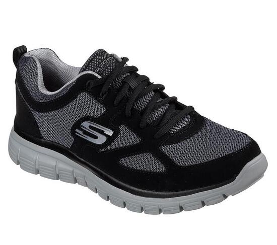 Zapatillas Skechers Burns- Agoura, Negro, Hombre