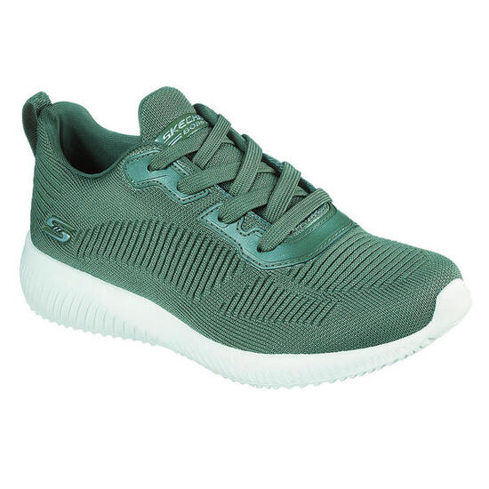 Zapatillas para Mujer Skechers Bobs squad touch talk Verde