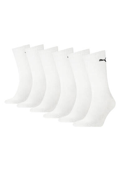 Puma Unisex Crew Tennissocken Sportsocken Socken für Damen Herren 6 Paar