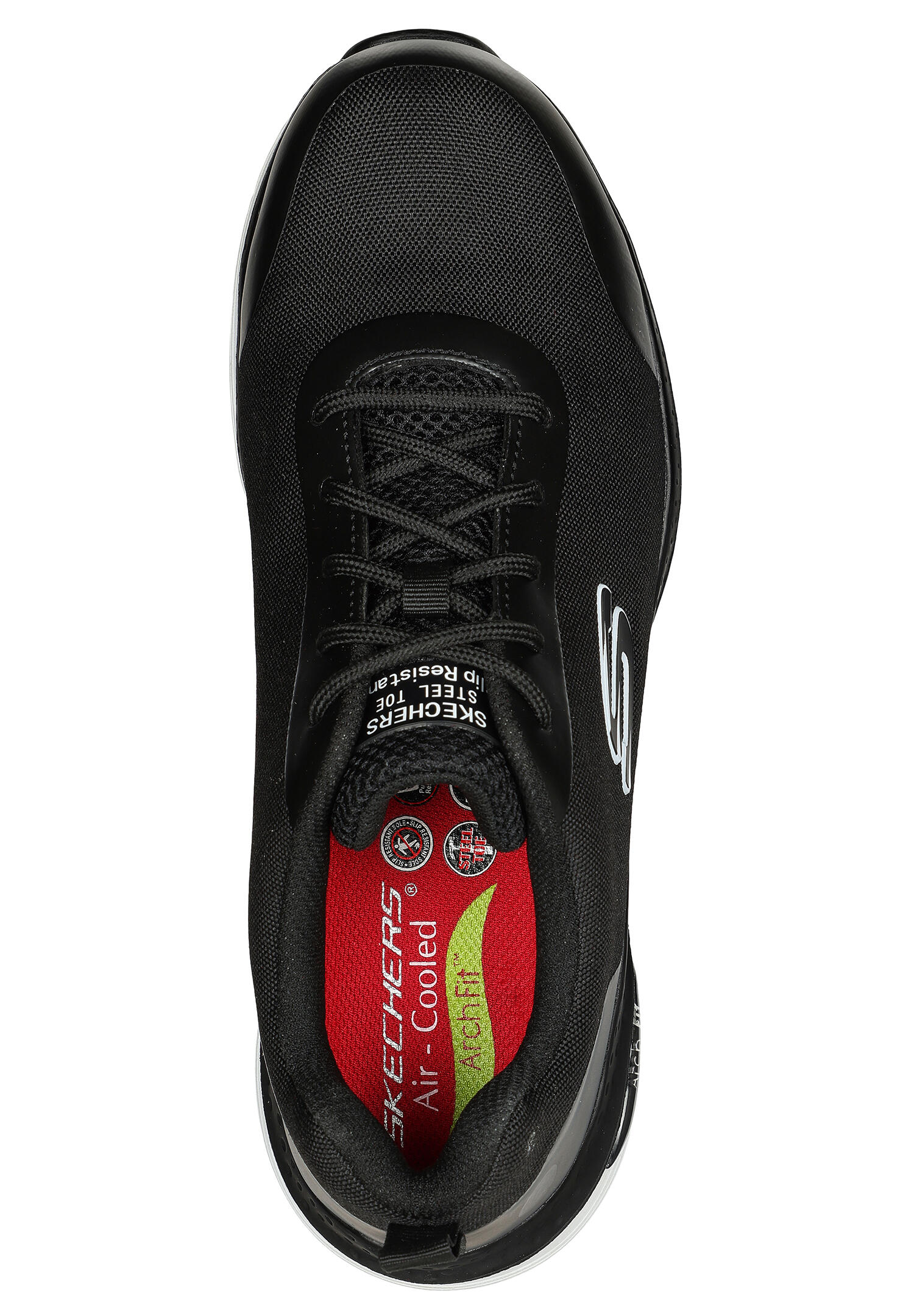Skechers Herren Sicherheitssneaker SRRINGSTAP ARCH FIT 200086EC BKW schwarz/weiß 3/5