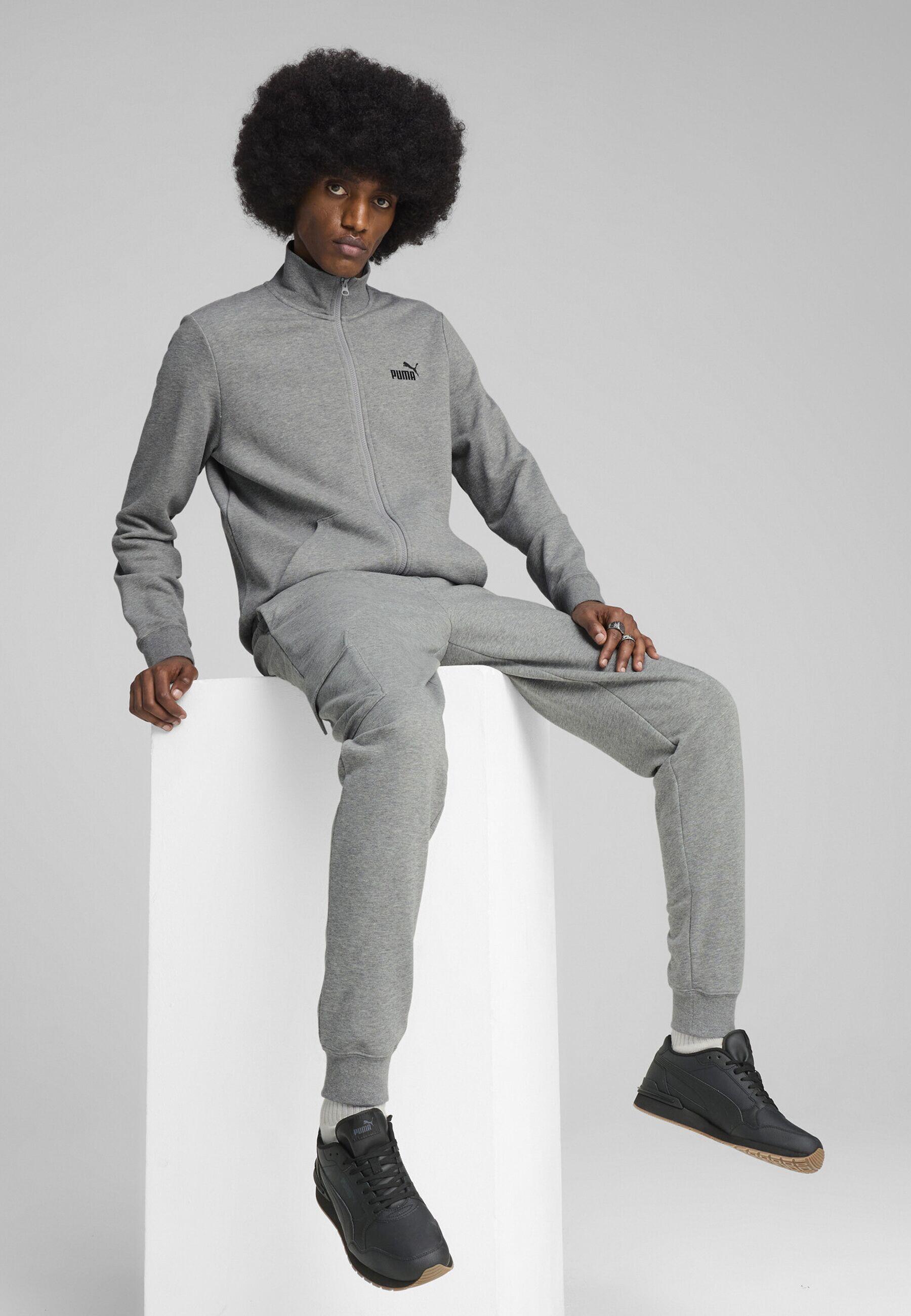 Chaqueta de chándal Essentials con logo n.º 1 Hombre PUMA Medium Gray Heather 7/7