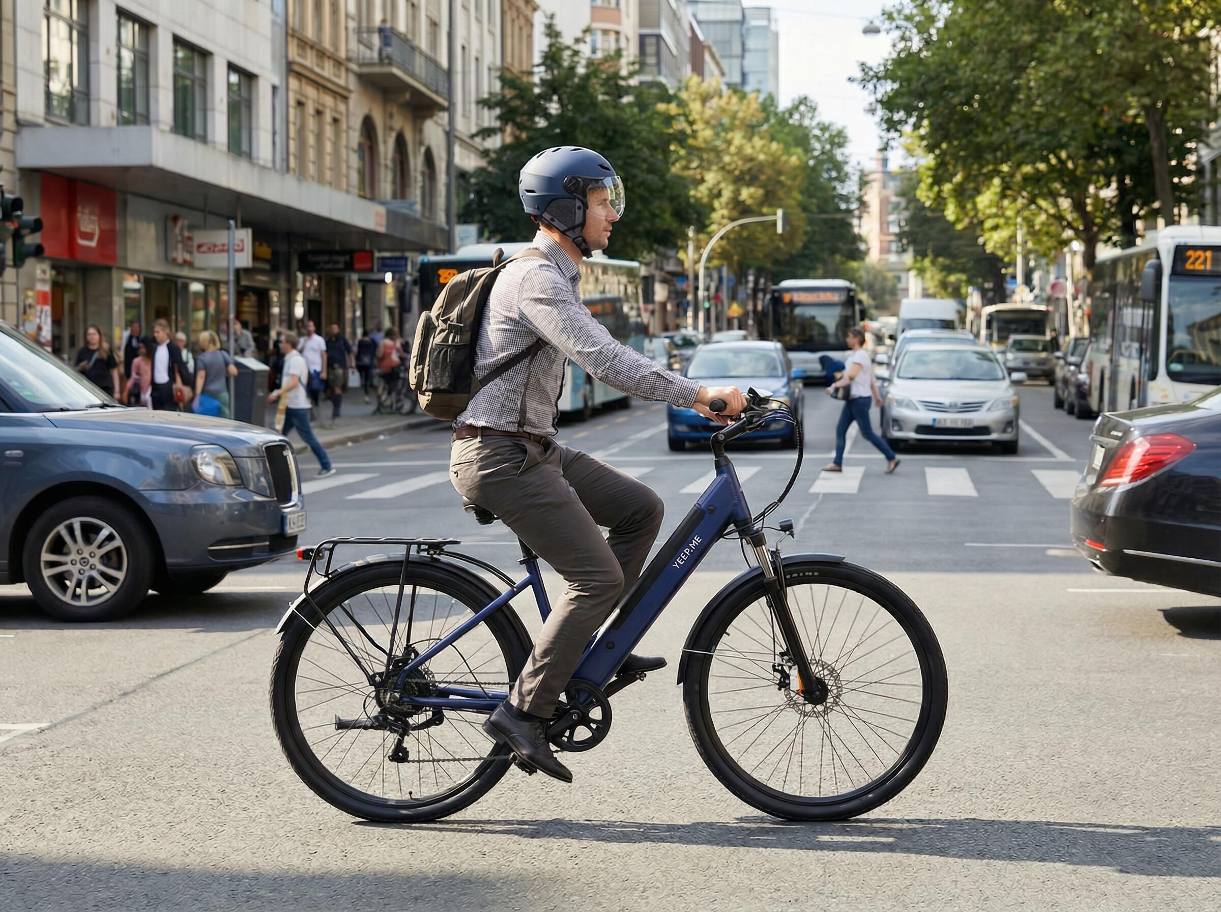 Bicicleta eléctrica Trekking YEEP.ME DAY 3 (2026) 28" 100km 7v NFC 5 años gar. 5/7