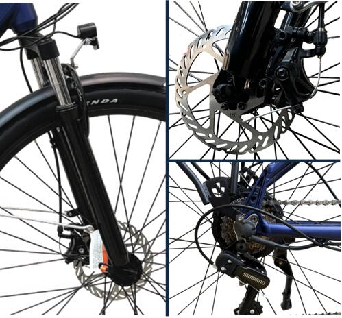 Bicicleta eléctrica Trekking YEEP.ME DAY 3 (2026) 28" 100km 7v NFC 5 años gar. 4/7