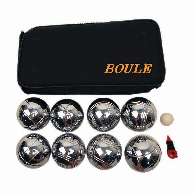 Boule Set Chromed Metal - In Nylon Bag
