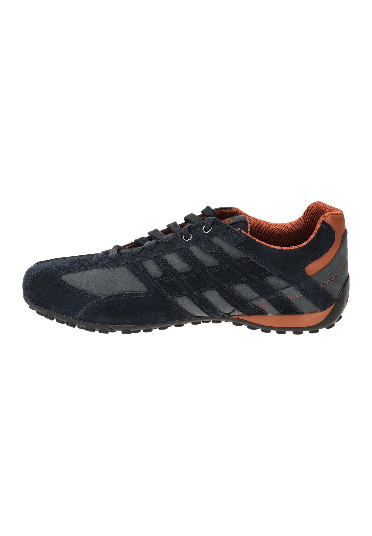 Geox UOMO SNAKE A -  Herren Leder Sneaker U4507 A 022EK blau 6/7