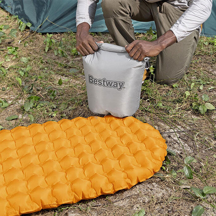 Bestway Regular Sleeping Pad, Camping Sleeping Mat, Thermarest Sleeping Pad 2/6