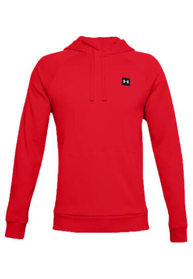 Capuche Under Armour Rival Fleece, Rouge, Hommes