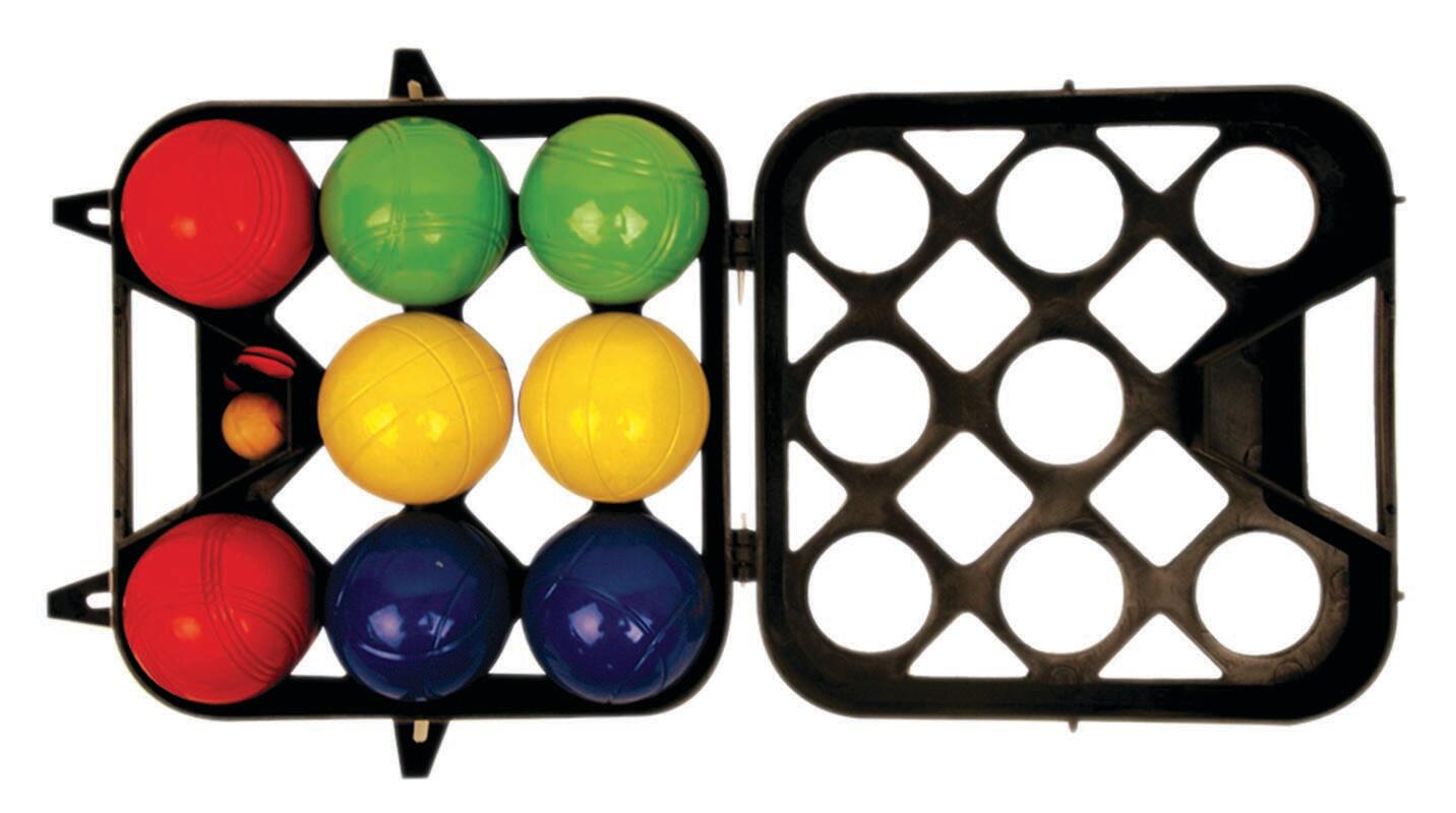 Boule Set Coloured Metal - In Case