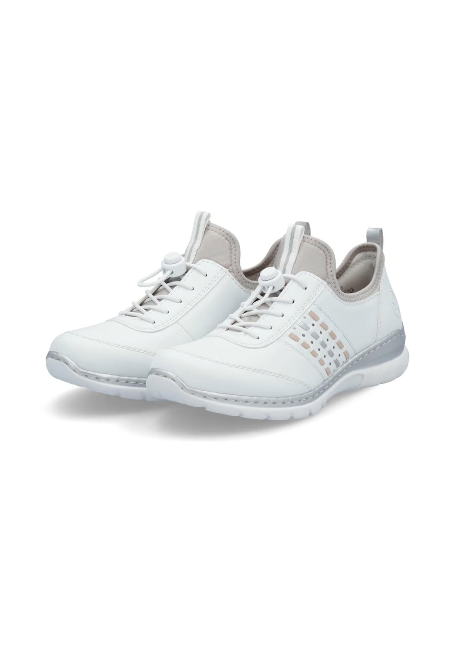 Rieker Damen Slipper  MemoSoft Komfort  L3259-80  White 1/5
