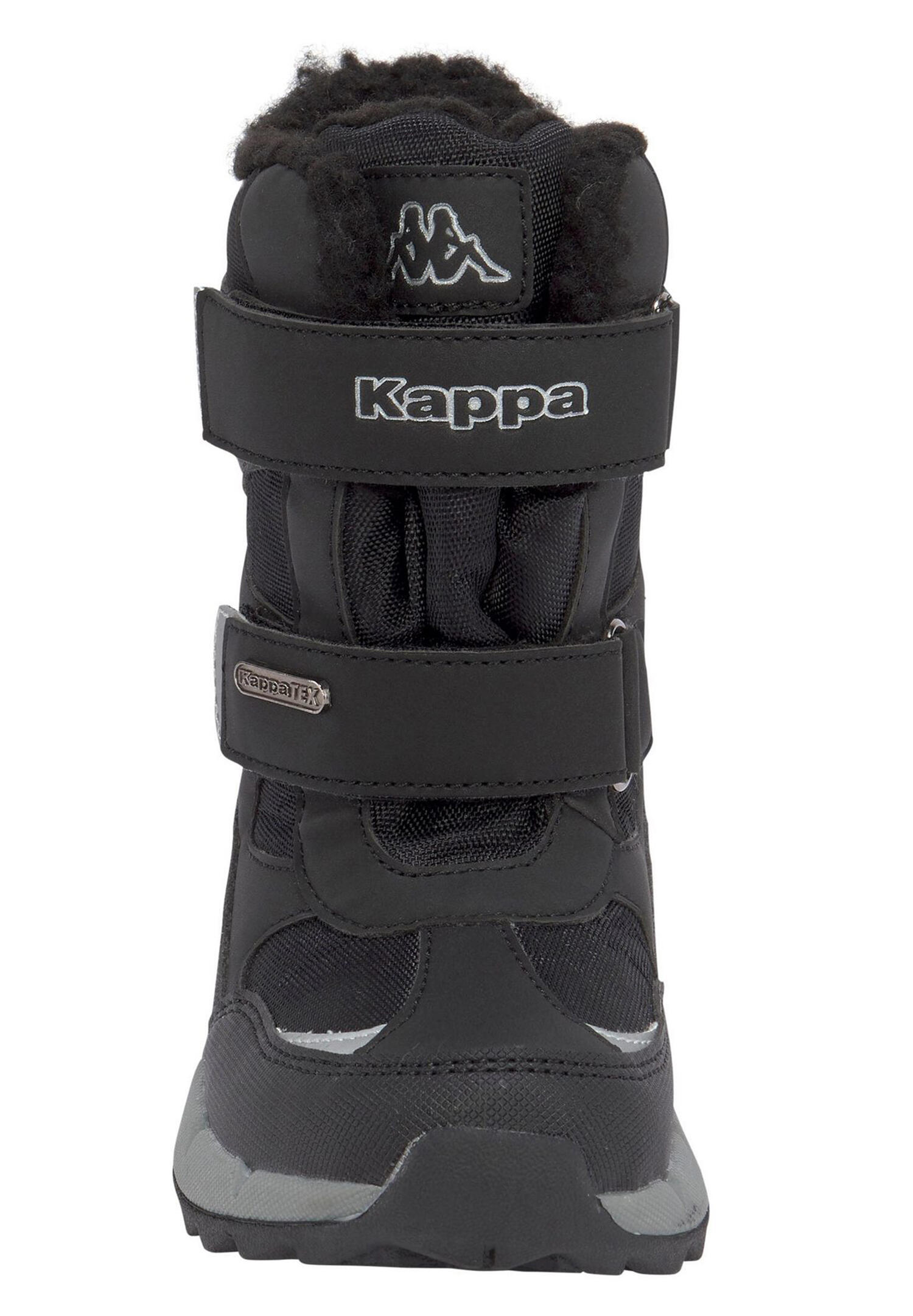 Kappa Unisex Kinder Stiefel Winterschuh gefüttert Jugendliche 260903T Schwarz 3/6