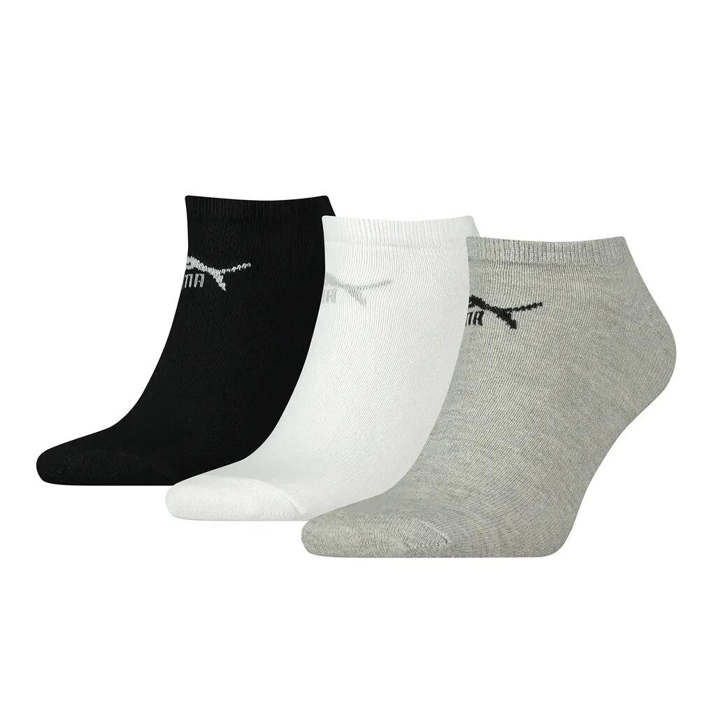 PUMA Sneaker Socks 3-pack (43–46) — Breathable Cotton Blend