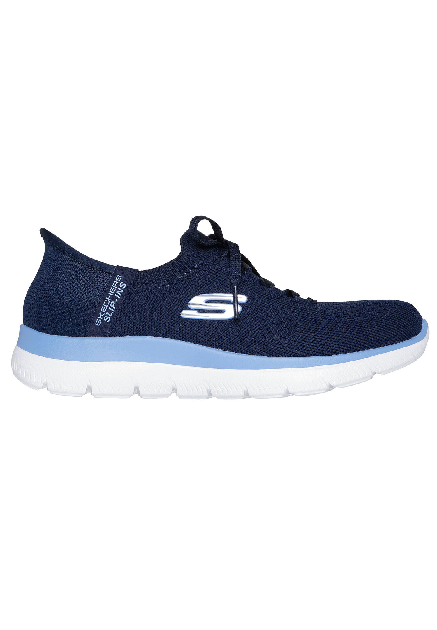 Scarpe Donna Skechers Slipins Summits New Daily blu 3/7