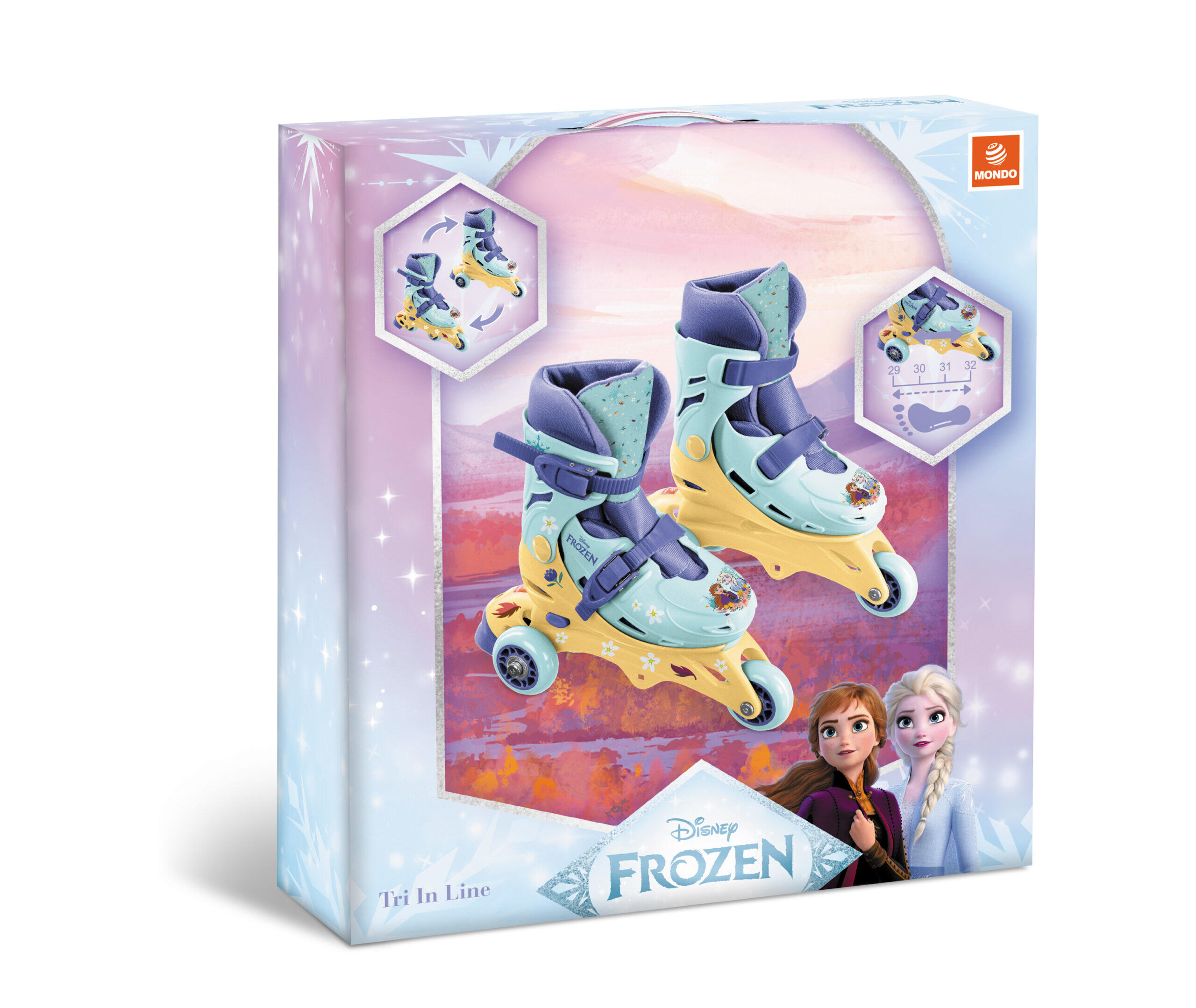 Mondo Disney Frozen Tri InlinesKates-Skeelers MT 29-32 4/4