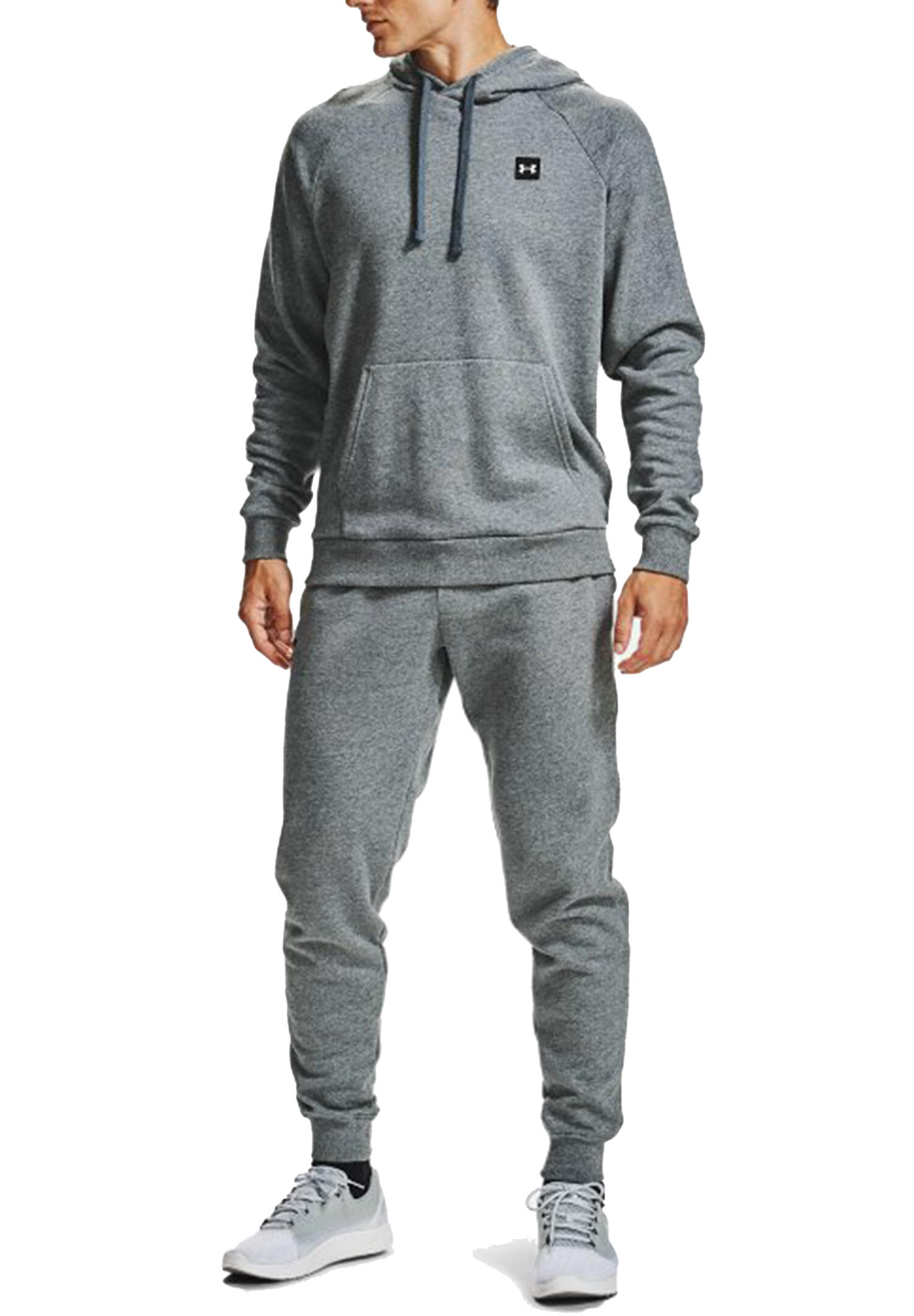 Sweat gris homme Under Armour Rival Fleece Hoodie 2/7
