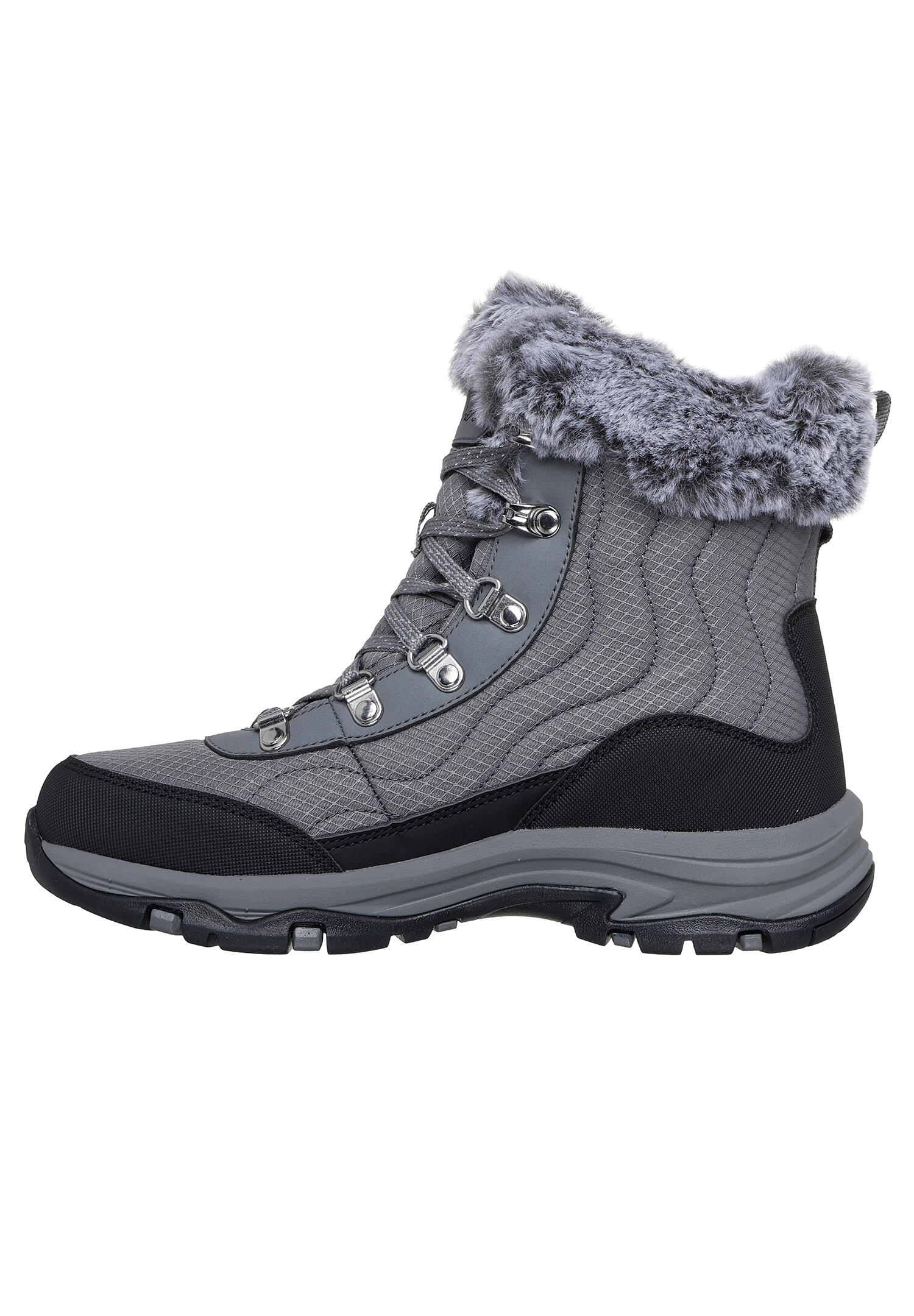 Skechers Damen Trego Stormie Winterstiefel Boots 167893 CCL Grau 3/15