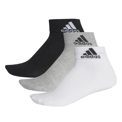 Chaussettes Adidas Minces et Légères - 3 Paires Noir