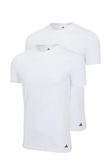 T-shirt Hommes Paquet de 2 Conforme à la silhouette-Crew Neck Shirt Active Flex