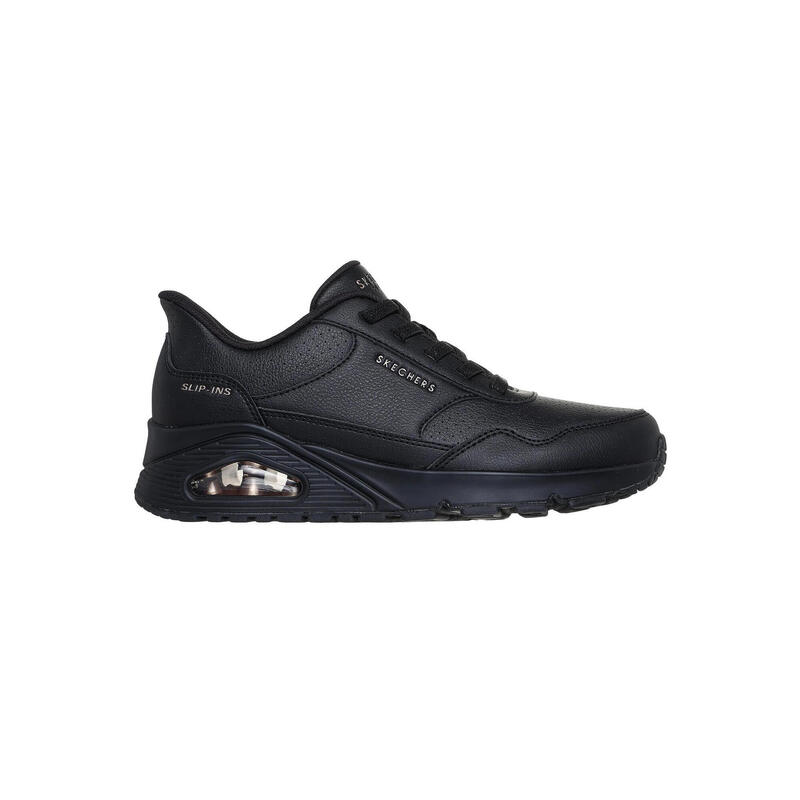 Pantofi sport femei Skechers Uno - Banksia Luxe, Negru