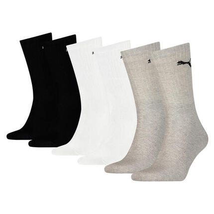 6 Paar Puma Socken Cush Crew Sportsocken Tennis Socken Gr. 35 - 46 Unisex