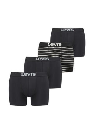 Boxershort Herren 4er Pack Stretch-MEN SOLID BASIC BOXER & VINTAGE STRIPE 4P
