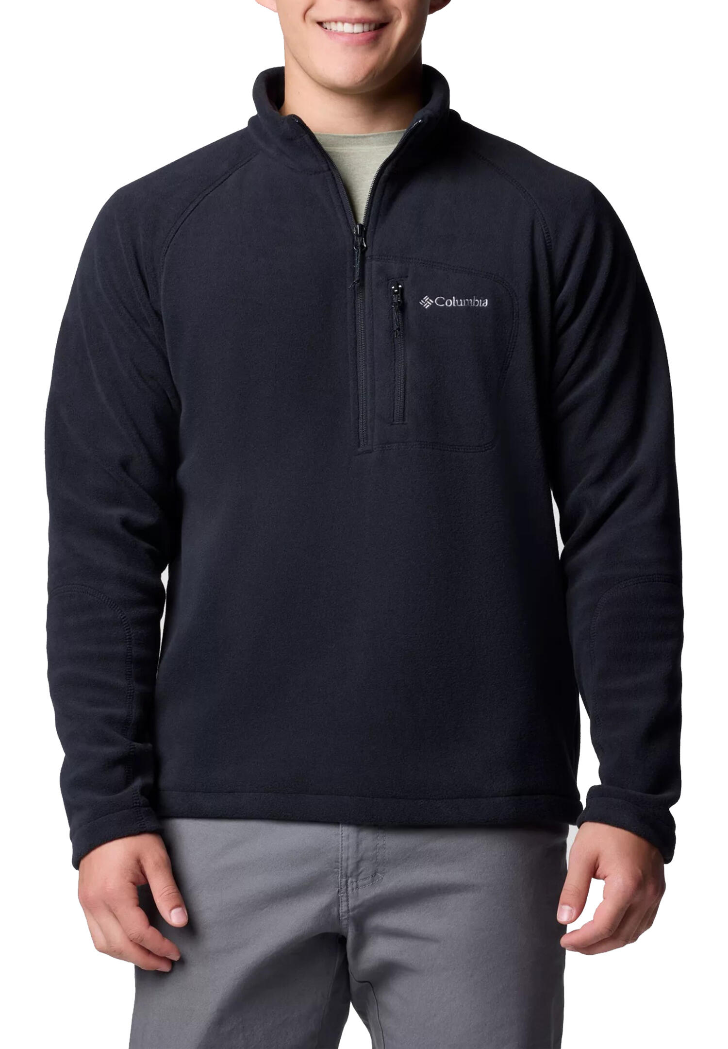 Columbia Fast Trek III Half Zip Fleece Sweater schwarz 1553511 013 1/6