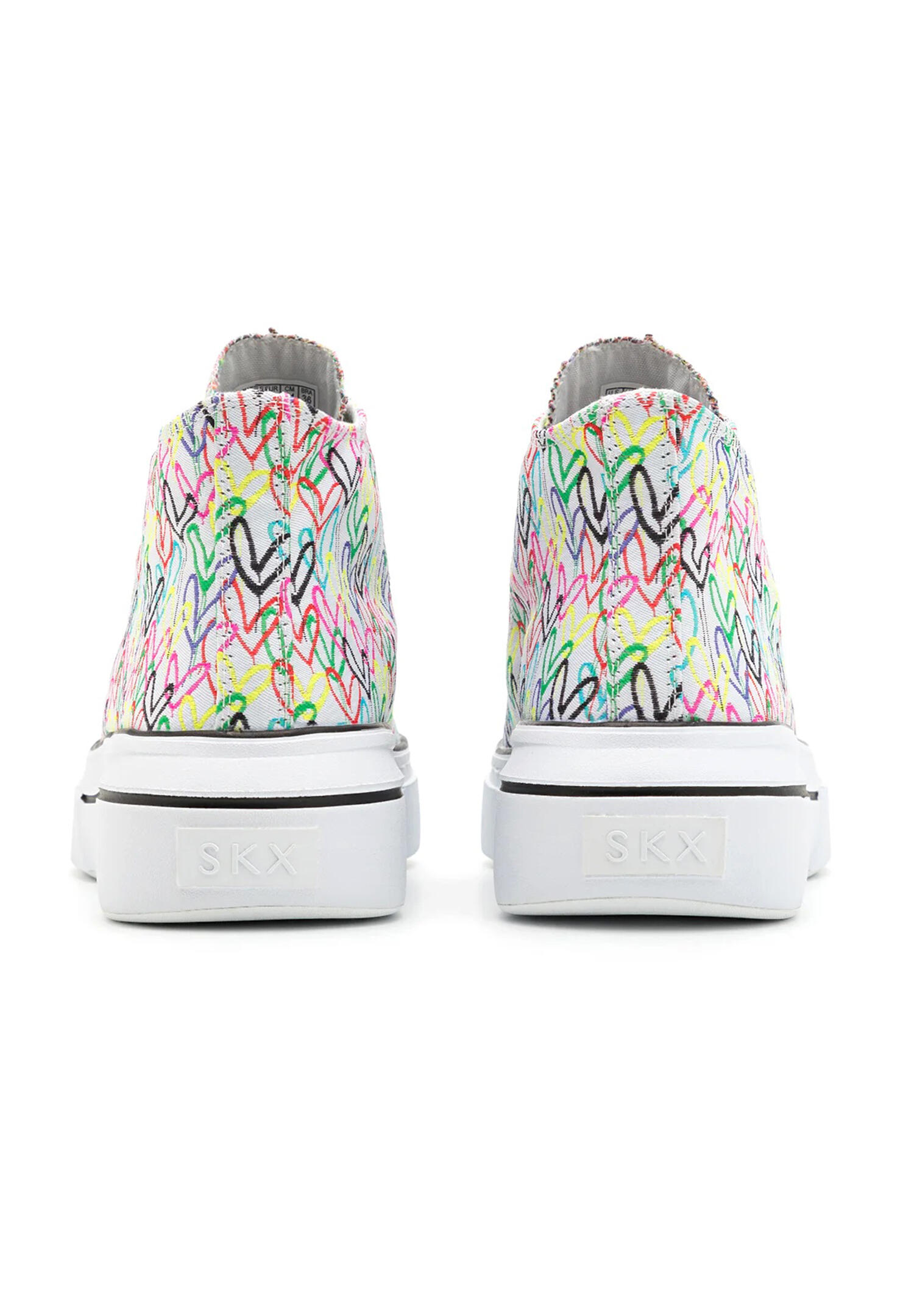 Skechers CORDOVA CLASSIC - Love Letters Damen Sneakers High Schuhe 185132 bunt 3/7