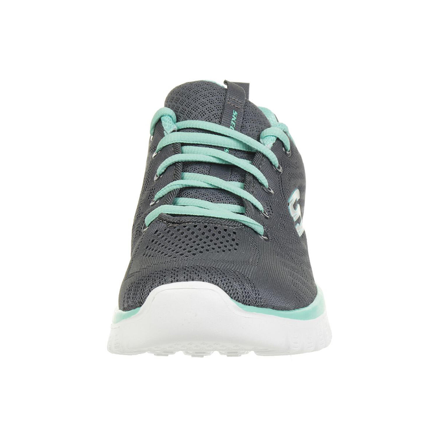 Skechers Sport Womens GRACEFUL GET CONNECTED WIDE FIT Sneakers Damen Schuhe Grau 3/7